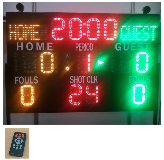 PROSPEC LED LARGE SCOREBOARD (241) Digits 16cm Size 76cm(H) x 11